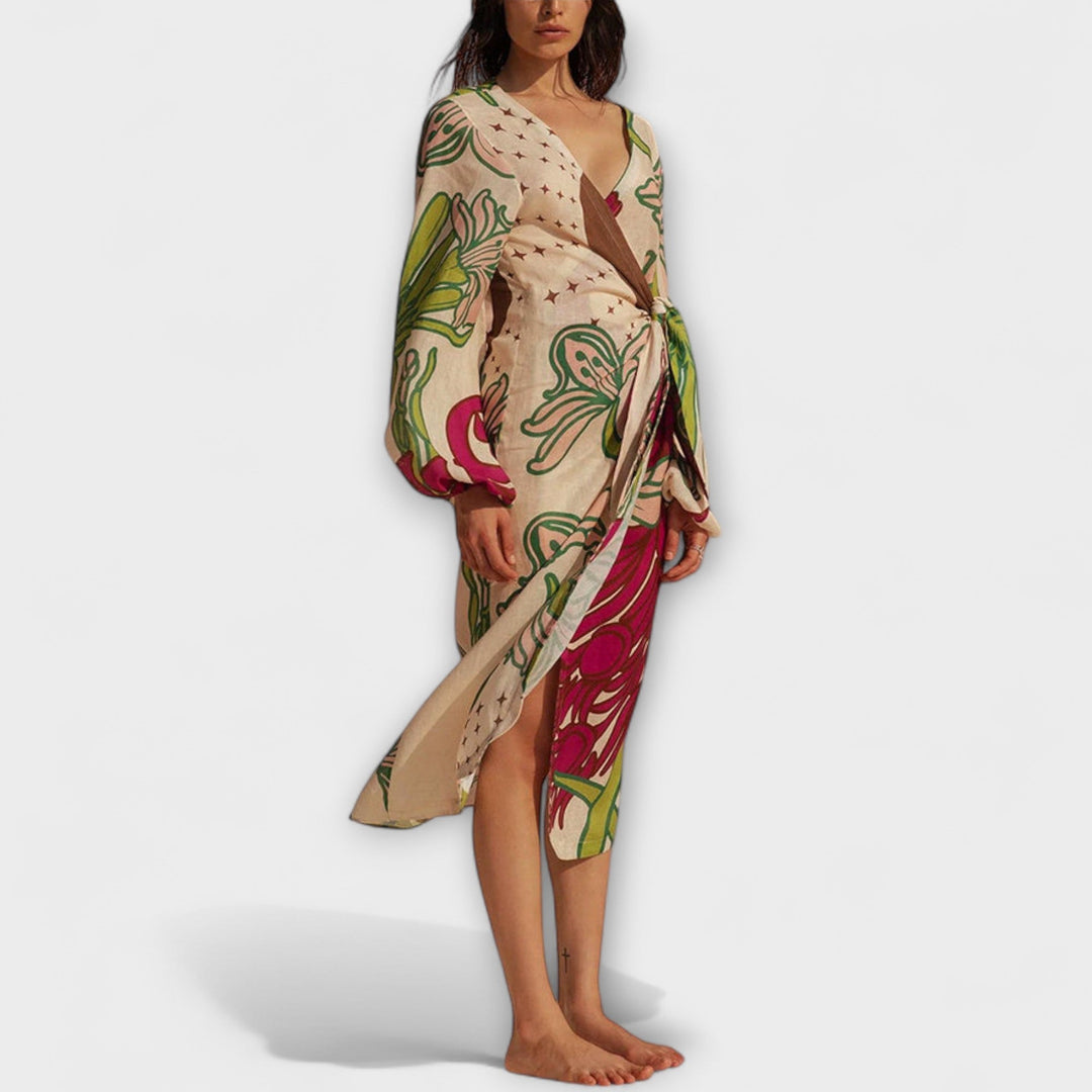 Tracey - Robe maxi avec lien