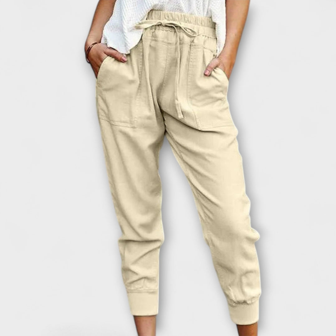 Blaire – Pantalon en lin léger avec mélange de coton