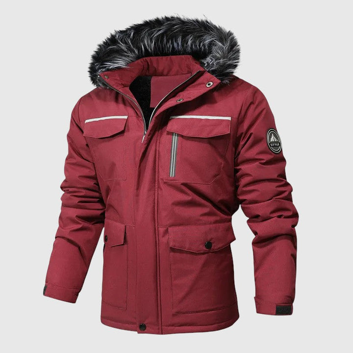 Marek – Veste matelassée avec capuche et détails fonctionnels