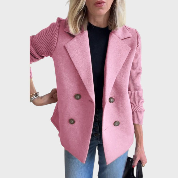 Emma - Blazer élégant avec des manches en tricot
