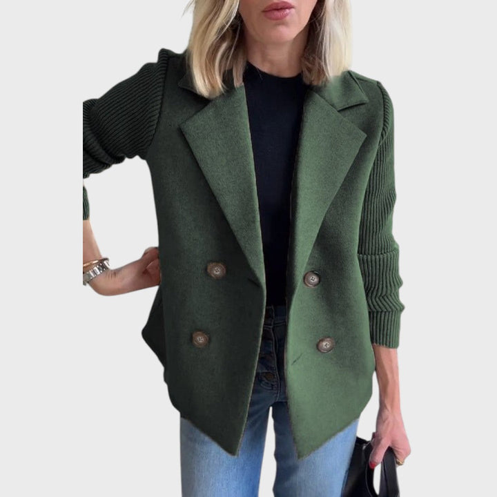 Emma - Blazer élégant avec des manches en tricot