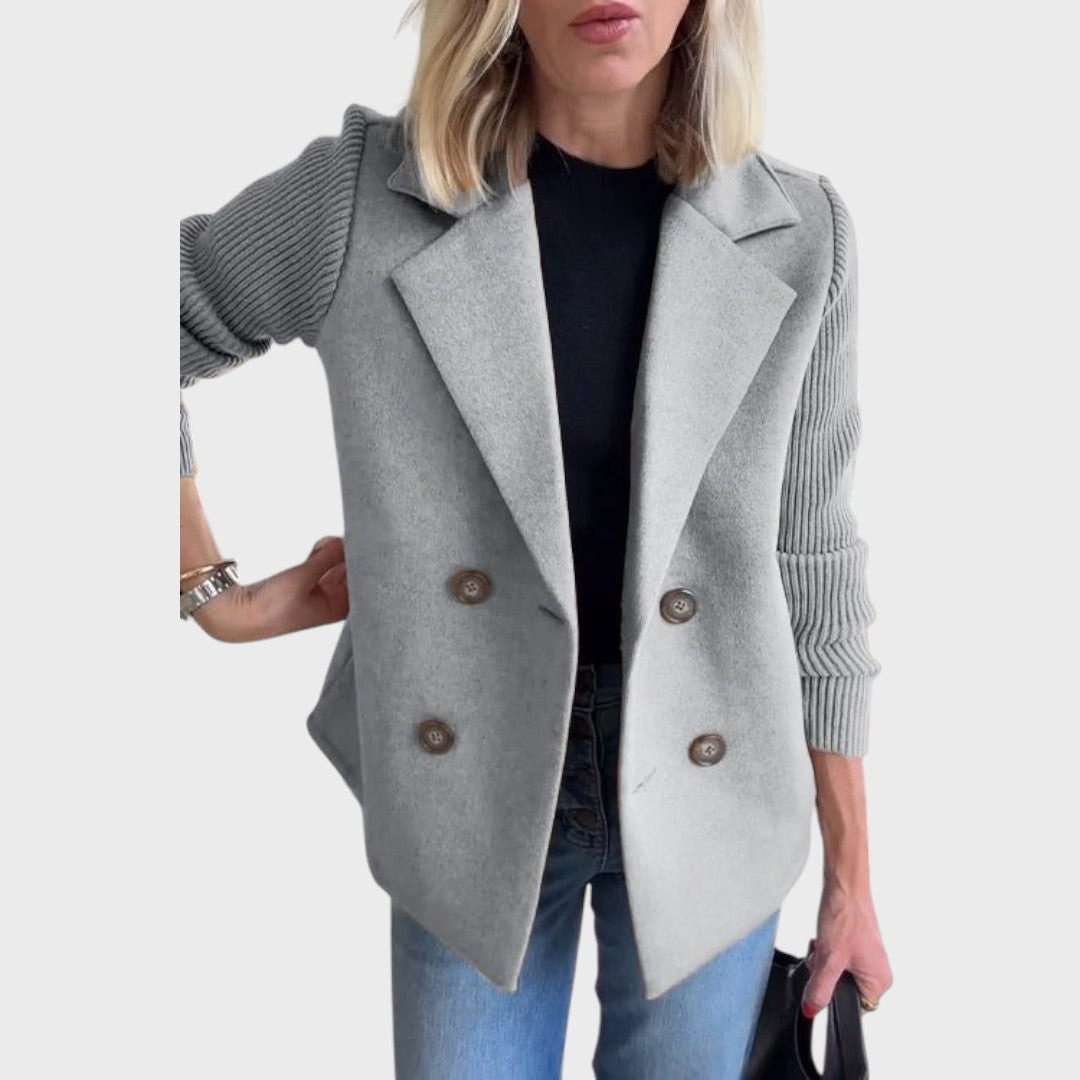 Emma - Blazer élégant avec des manches en tricot