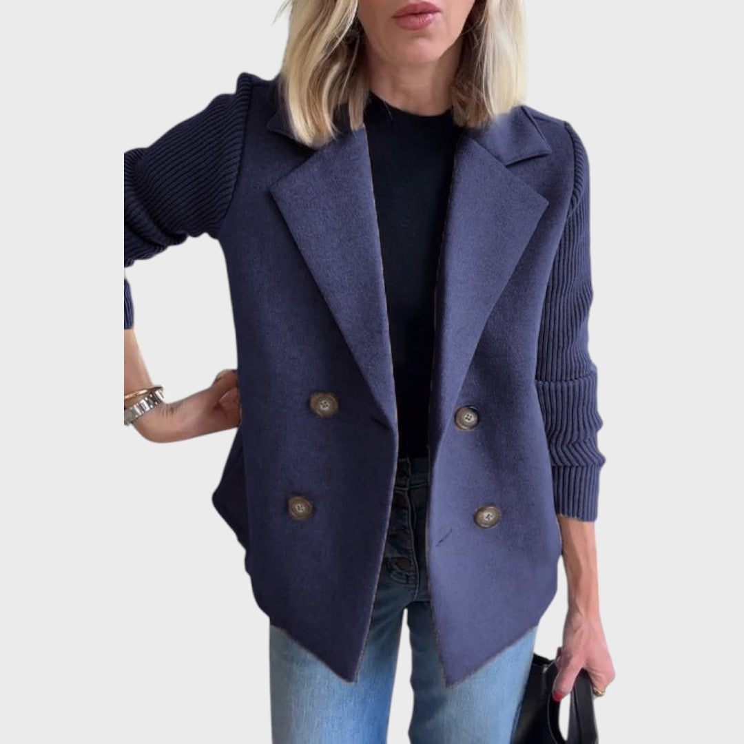 Emma - Blazer élégant avec des manches en tricot
