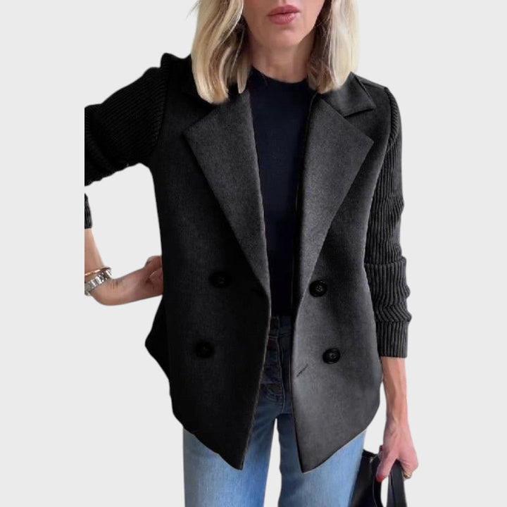 Emma - Blazer élégant avec des manches en tricot