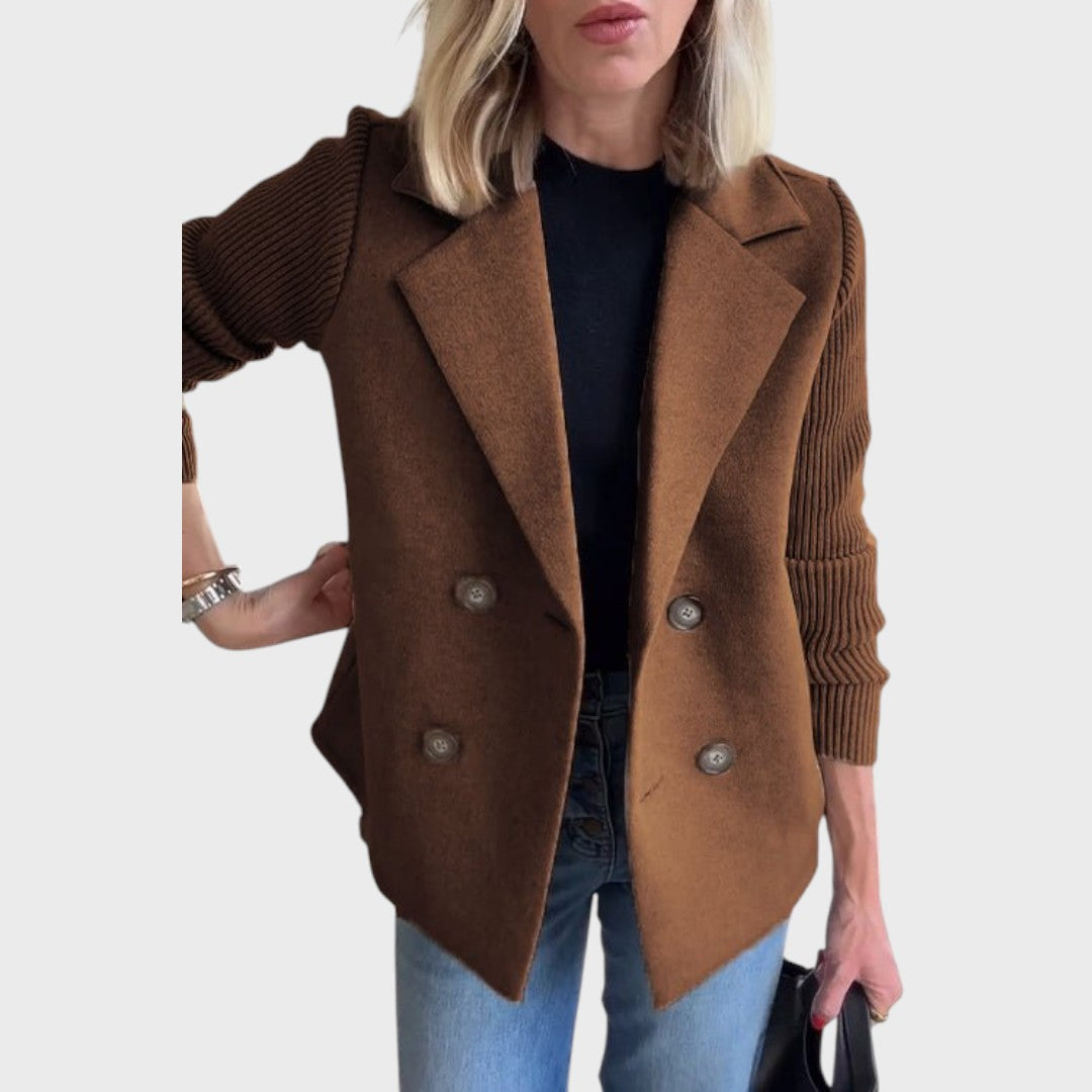 Emma - Blazer élégant avec des manches en tricot