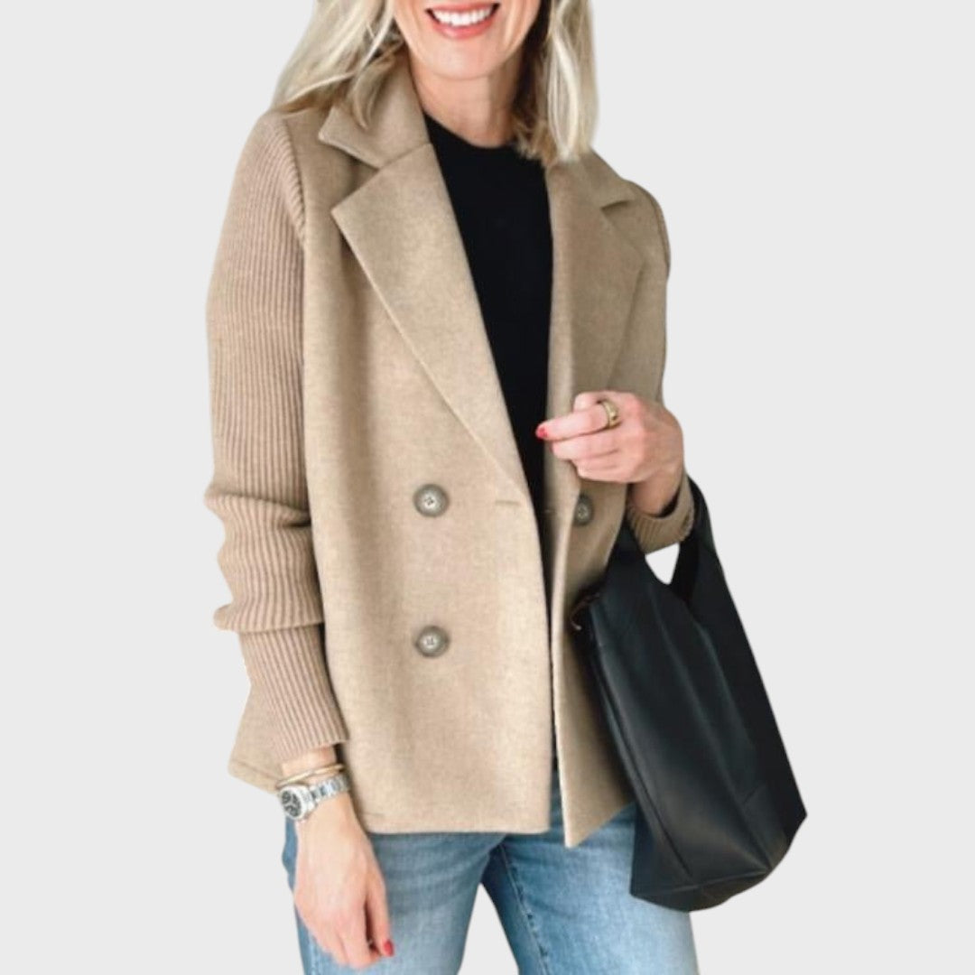 Emma - Blazer élégant avec des manches en tricot