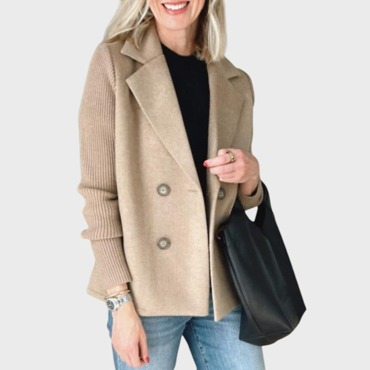 Emma - Blazer élégant avec des manches en tricot