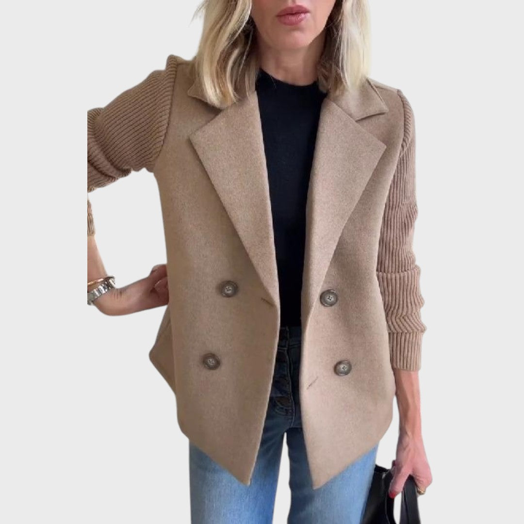 Emma - Blazer élégant avec des manches en tricot