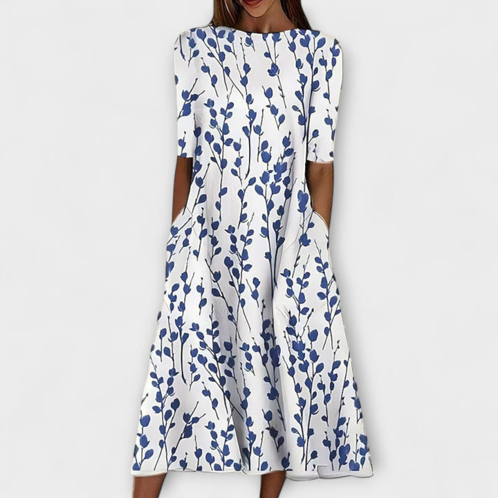 Adelina - Robe fleurie de bord de mer