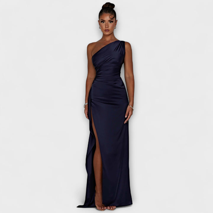 Robe maxi à une épaule