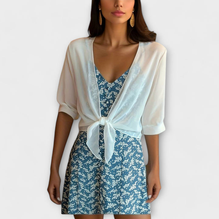 Olivia - Blouse à devant ouvert