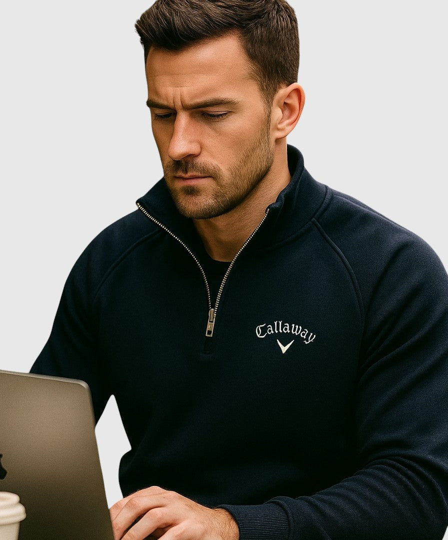 Petr – Sweat Callaway avec Zip Demi