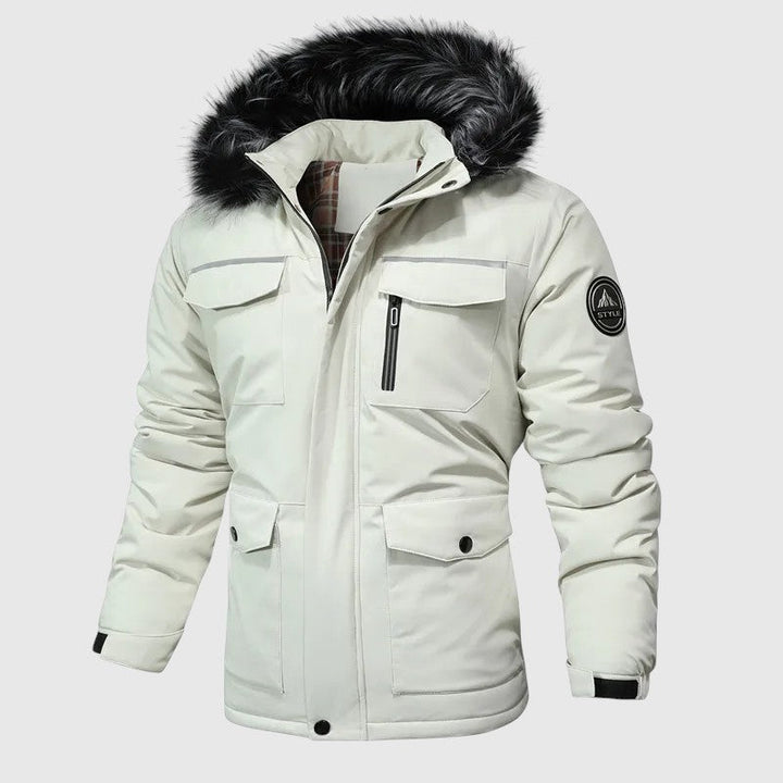 Marek – Veste matelassée avec capuche et détails fonctionnels