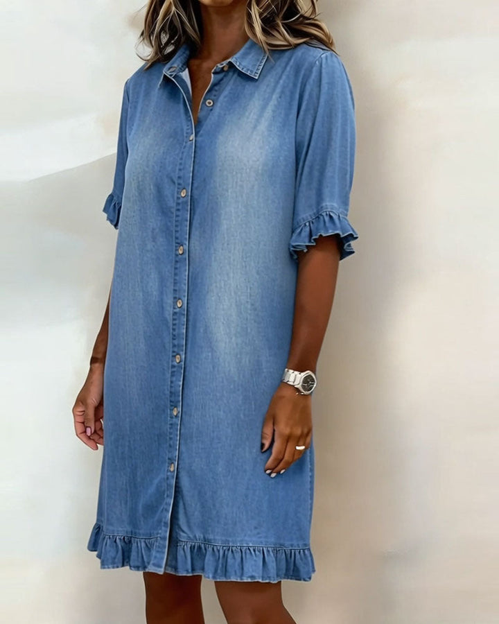 Élise - Robe Denim Chic