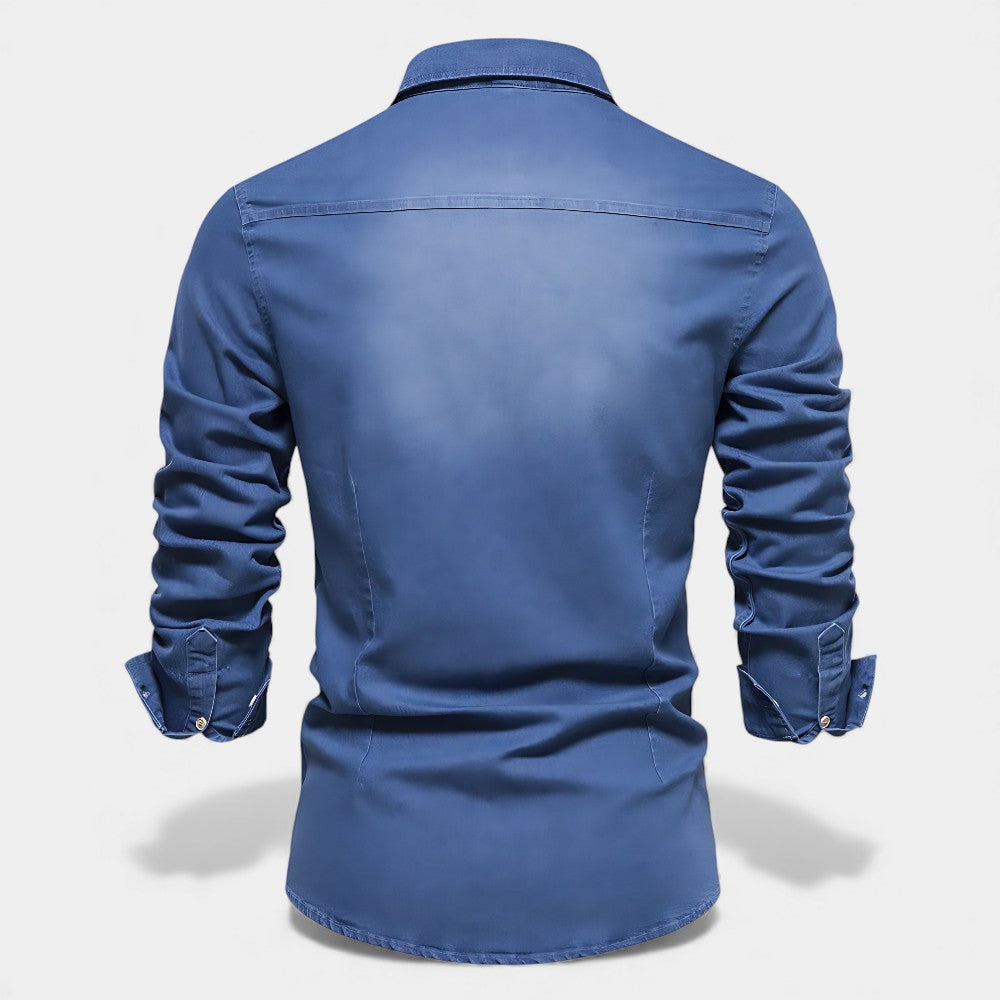 Štěpán – Chemise en denim au style intemporel