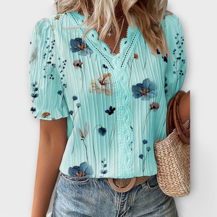 Emily - Blouse à col en V