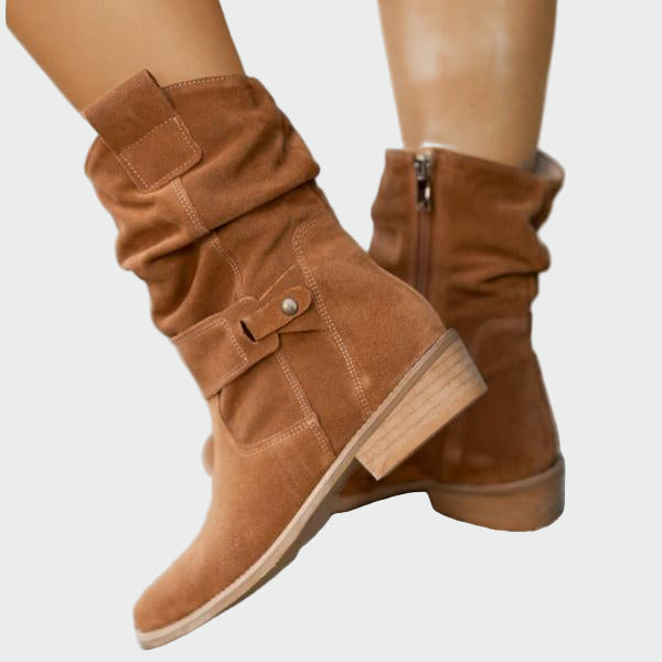 Bottes à la mode et confortables à la cheville
