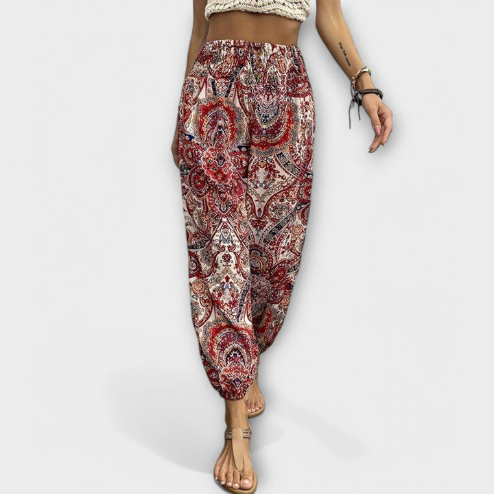 Scarlett - Pantalon avec motif ethnique