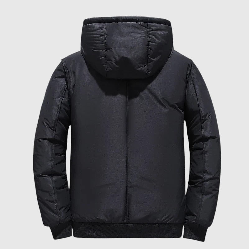 Josef - Veste matelassée avec capuche et finition résistante