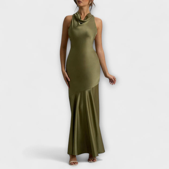 Lennon - Robe maxi élégante en soie