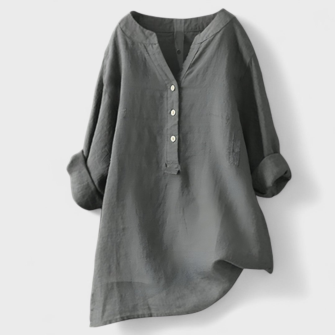 Freja - Chemise Confortable à Boutons