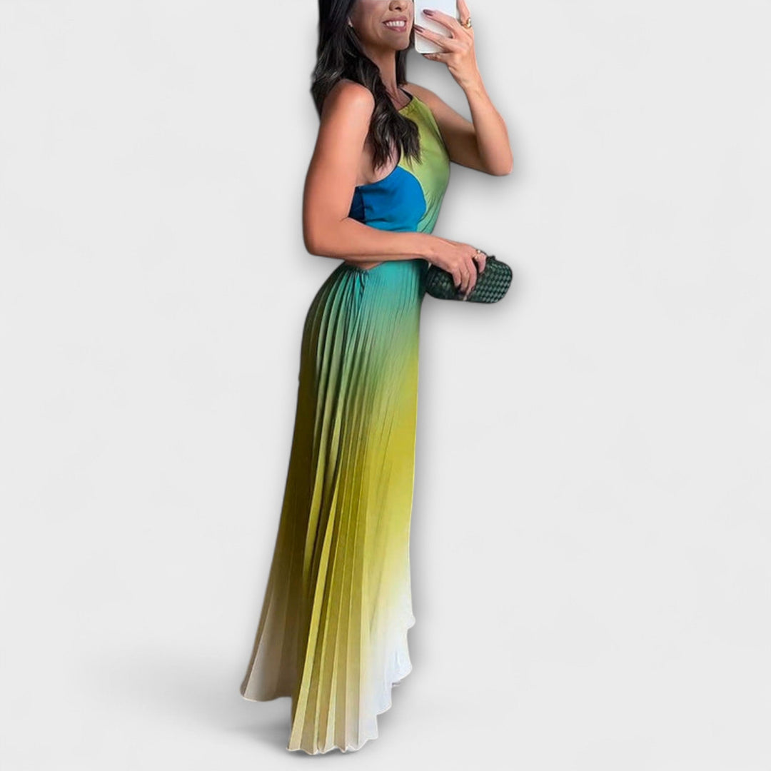 Haven - Robe Maxi Sans Manches Stylée avec Tie-Dye