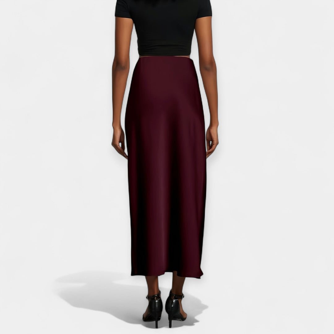 Marie - Jupe midi haute et élégante