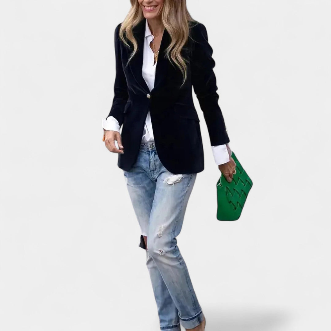 Andrea – Veste en velours