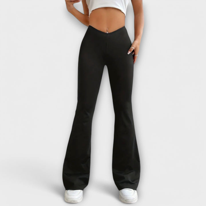 Serena - Pantalons amples à jambe évasée
