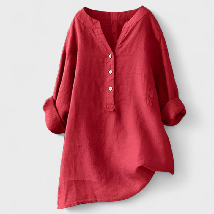 Freja - Chemise Confortable à Boutons