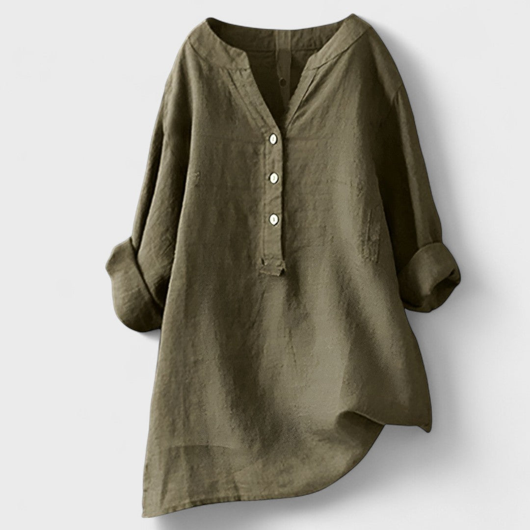Freja - Chemise Confortable à Boutons