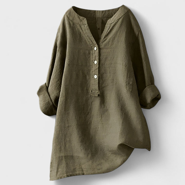 Freja - Chemise Confortable à Boutons