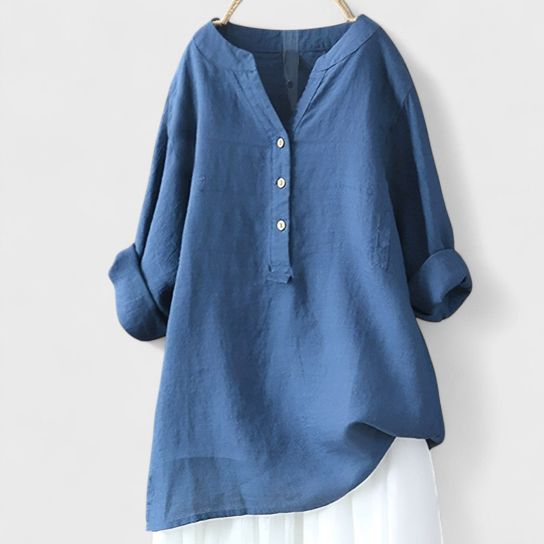Freja - Chemise Confortable à Boutons