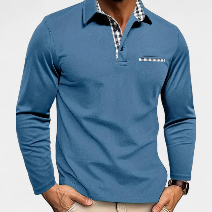 Jakub - Polo pour hommes à manches longues