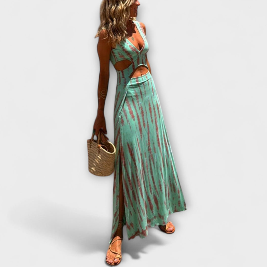 Ella - Robe à Découpe Tie-Dye Eleanor