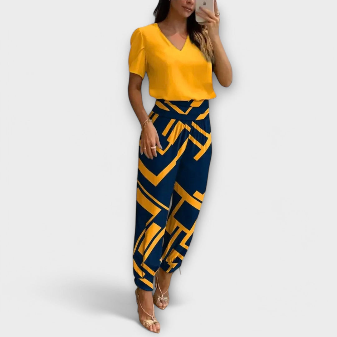 Irmelin – Ensemble élégant avec top et pantalons