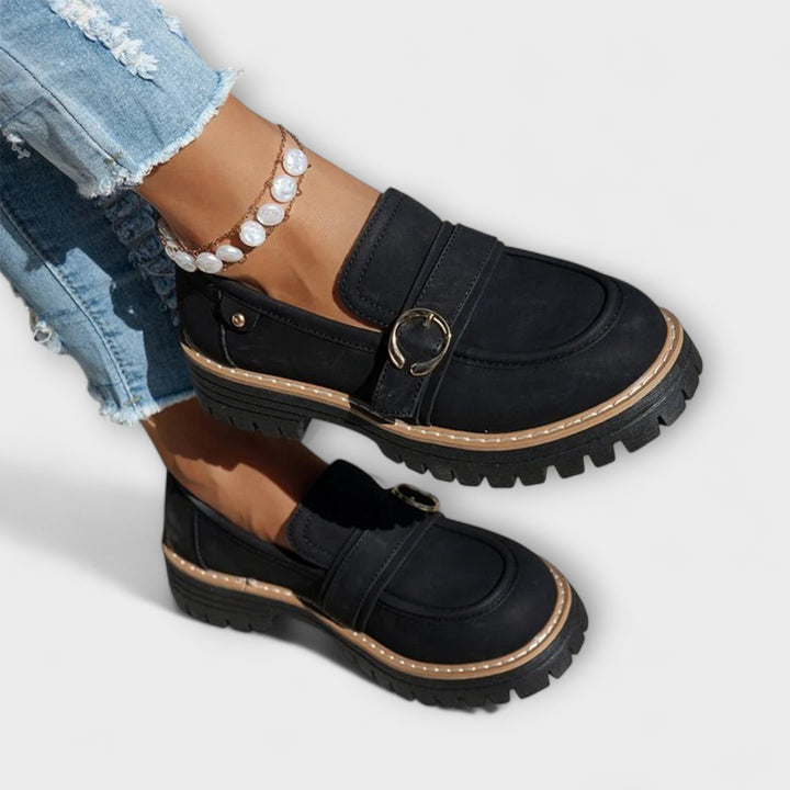 Lora – Mocassins informels à bout rond