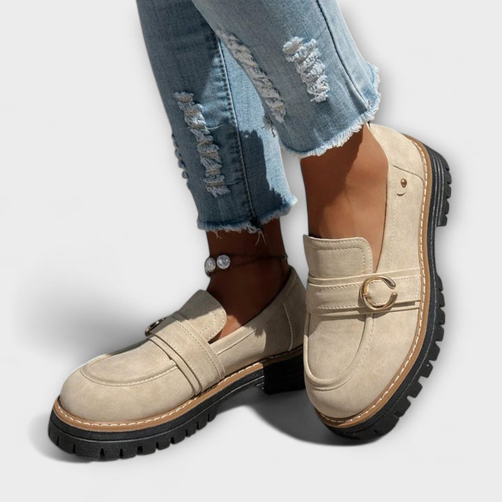 Lora – Mocassins informels à bout rond
