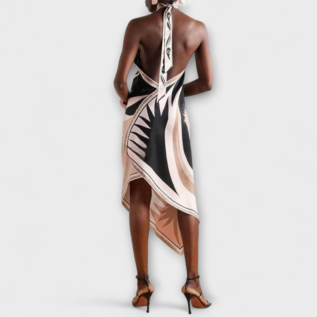 Ivy - Robe satin unique à bretelles