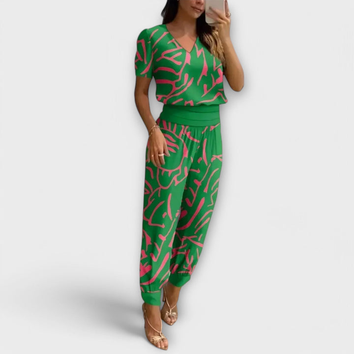 Irmelin – Ensemble élégant avec top et pantalons