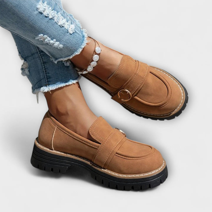 Lora – Mocassins informels à bout rond