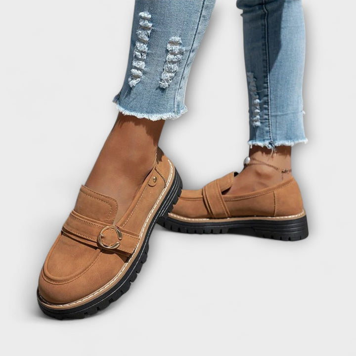 Lora – Mocassins informels à bout rond