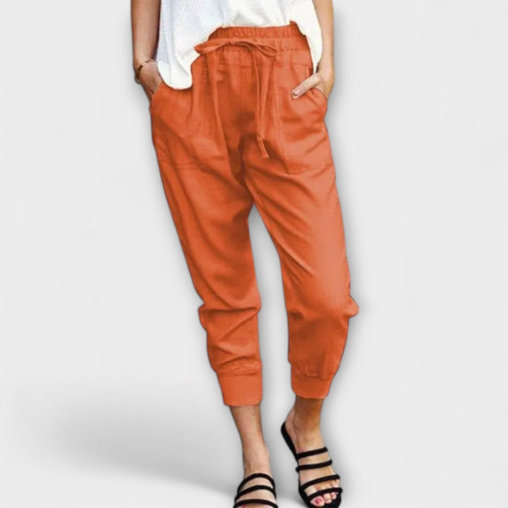 Blaire – Pantalon en lin léger avec mélange de coton
