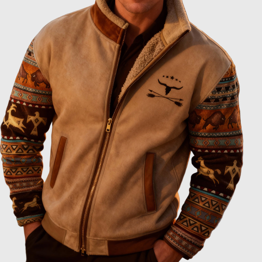 Marek – Veste en polaire ethnique