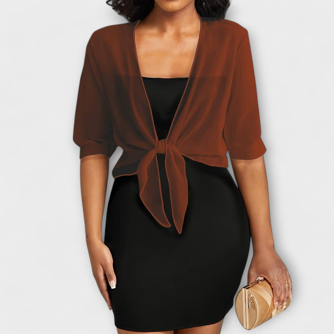 Olivia - Blouse à devant ouvert
