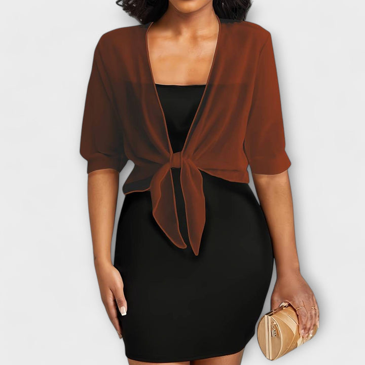 Olivia - Blouse à devant ouvert