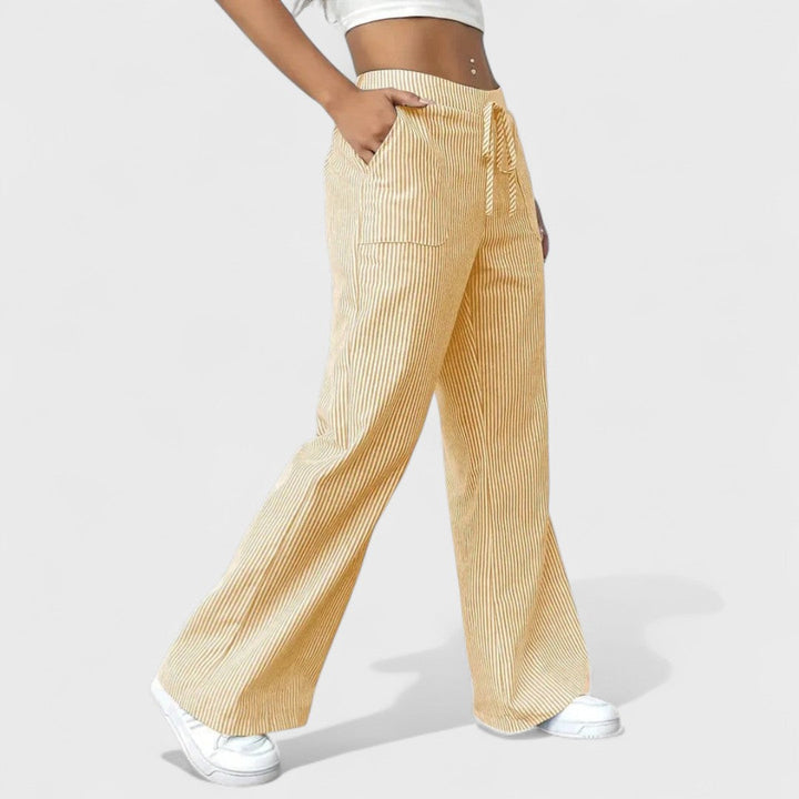 Dominique - Pantalon Large Confortable