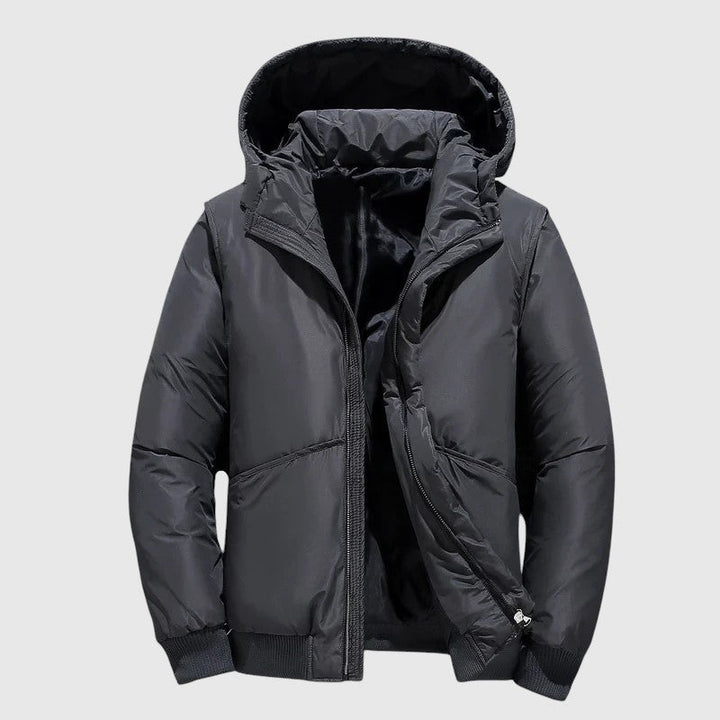 Josef - Veste matelassée avec capuche et finition résistante