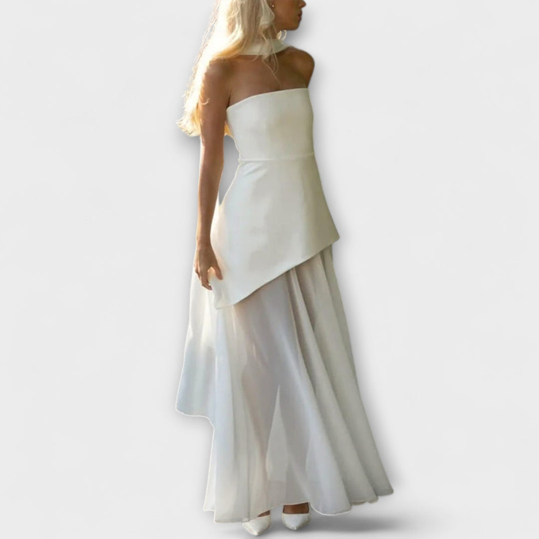 Goldie - Robe Maxi en Chiffon
