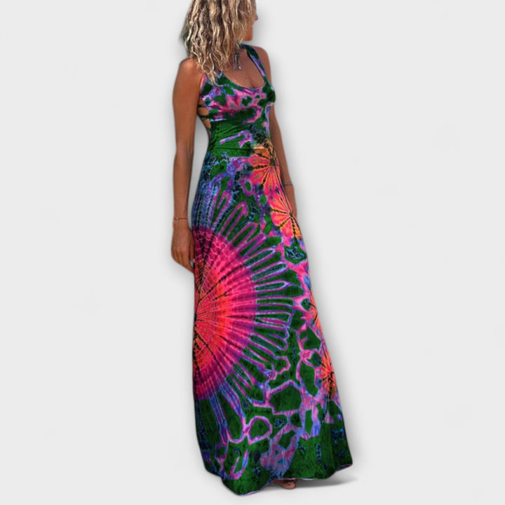 Ronja - La Bamba Imprimé Tie-Dye Maxi Robe